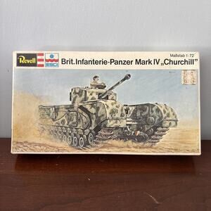 Revell Model Kit Brit. Infanterie-Panzer Mark IV Churchill Tank H-2343 1:72